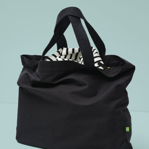 Elba organic canvas premium zip tote Thumbnail