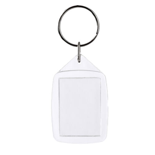 Rectangle Smooth Edge Keyring Thumbnail
