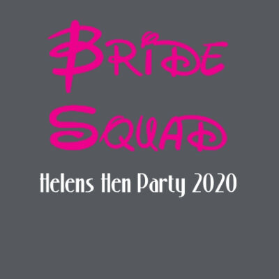 Disney Bride Squad Hen T-shirt - Softstyle™ adult ringspun t-shirt Design