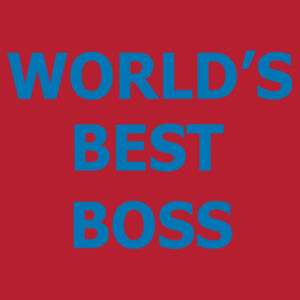 World's Best Boss - College hoodie Design