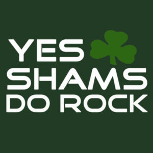 Yes Shams Do Rock - Softstyle™ adult ringspun t-shirt Design