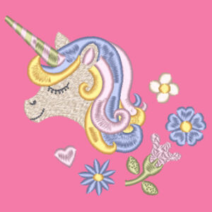 Cute Unicorn - Softstyle™ women's ringspun t-shirt Design