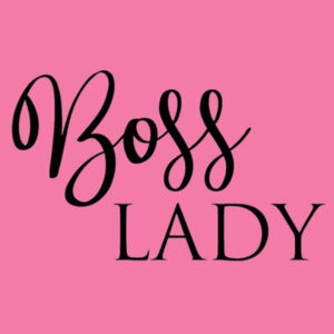 Boss Lady - Softstyle™ women's ringspun t-shirt Design