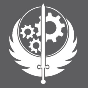 Brotherhood of steel  - Softstyle™ adult ringspun t-shirt Design