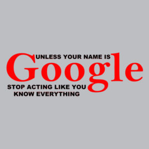 Google - Softstyle™ women's ringspun t-shirt Design