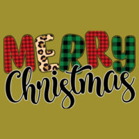 Merry Christmas - Rectangle MDF Wooden Sign Design