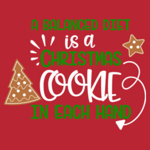 A Balanced Diet - Softstyle™ adult ringspun t-shirt Design