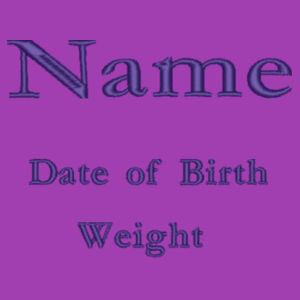 Spring Flowers New Baby - Zippie rainbow bear Design