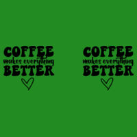 Coffee Makes Everything Better - Two Tone Mug Design