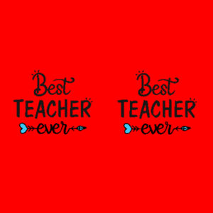 Best Teacher Ever - Two Tone Mug Design