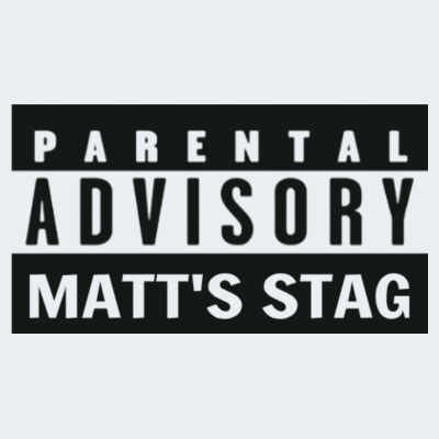 Customisable - Parental Advisory Stag T-Shirt - Softstyle™ adult ringspun t-shirt Design