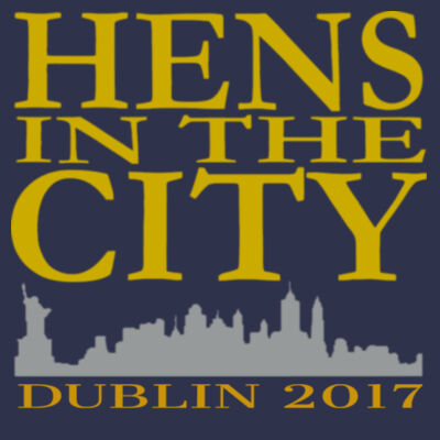 Hens In The City - Softstyle™ women's ringspun t-shirt Design
