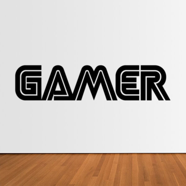 Gamer  - Horizontal Wall Sticker Thumbnail