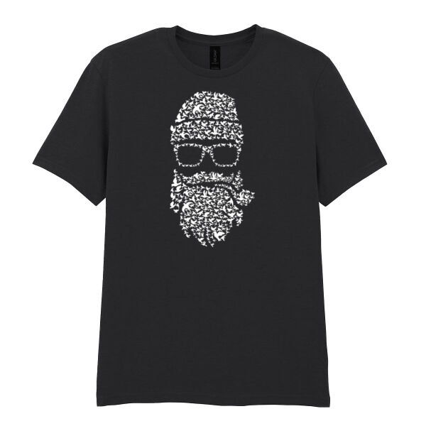 Bird Beard - Softstyle™ adult ringspun t-shirt Thumbnail