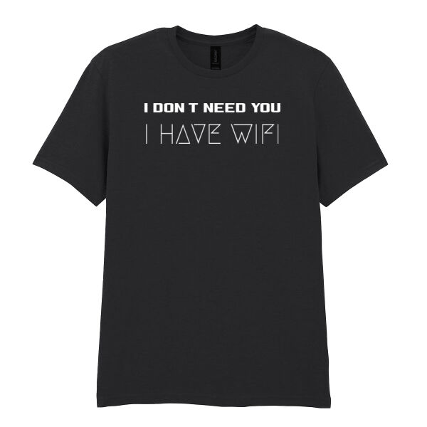 I Have Wifi  - Softstyle™ adult ringspun t-shirt Thumbnail