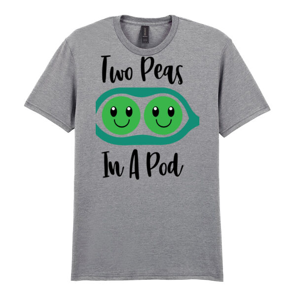 Two Peas In A Pod - Softstyle™ adult ringspun t-shirt Thumbnail