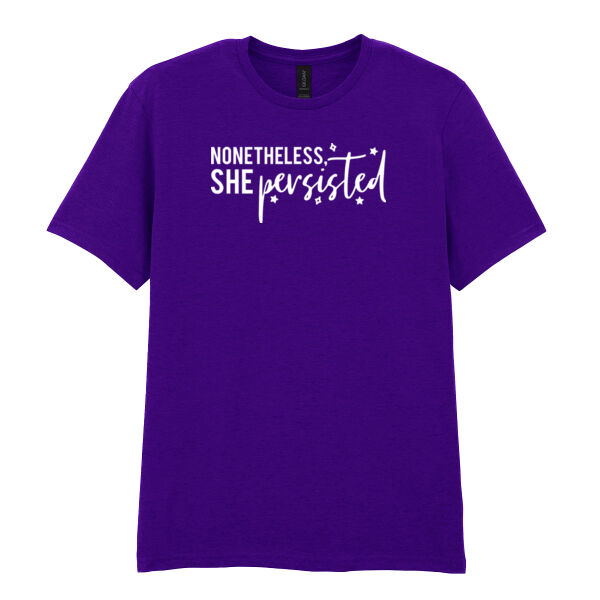 She Persisted  - Softstyle™ adult ringspun t-shirt Thumbnail