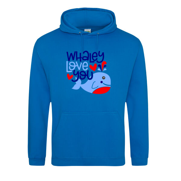 Whaley Love You - College Hoodie Thumbnail