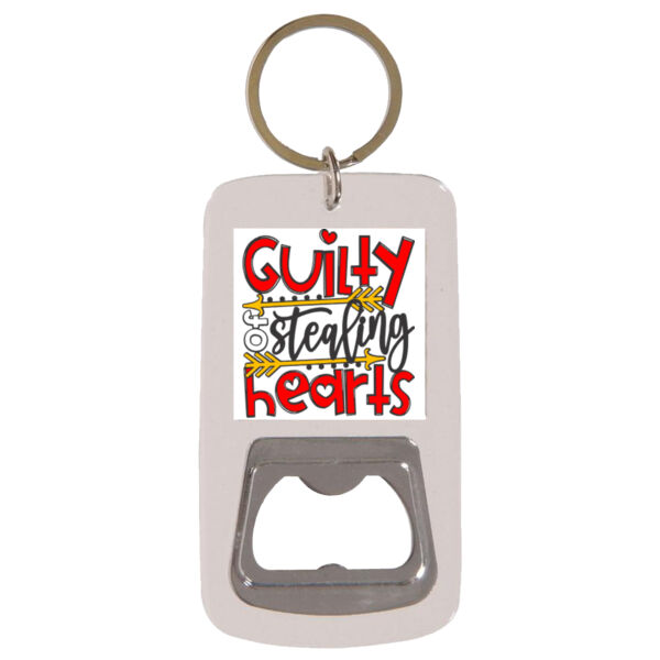 Guilty of Stealing Hearts - Keyring with Bottle Opener Thumbnail