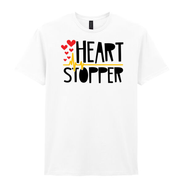 Heart Stopper - Softstyle™ adult ringspun t-shirt Thumbnail