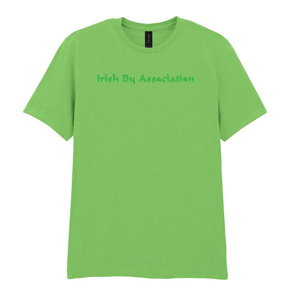 Irish by Association - Softstyle™ adult ringspun t-shirt Thumbnail