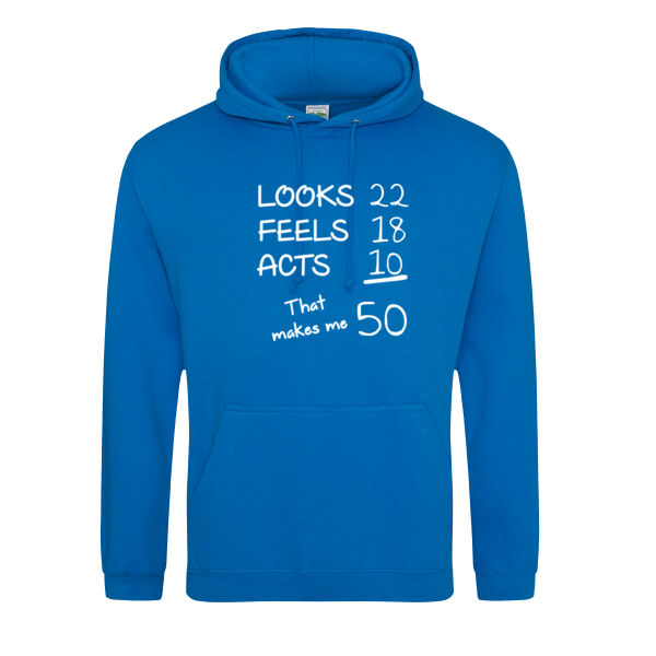 Customisable - Looks Feels Acts - Softstyle™ adult ringspun t-shirt - College hoodie Thumbnail