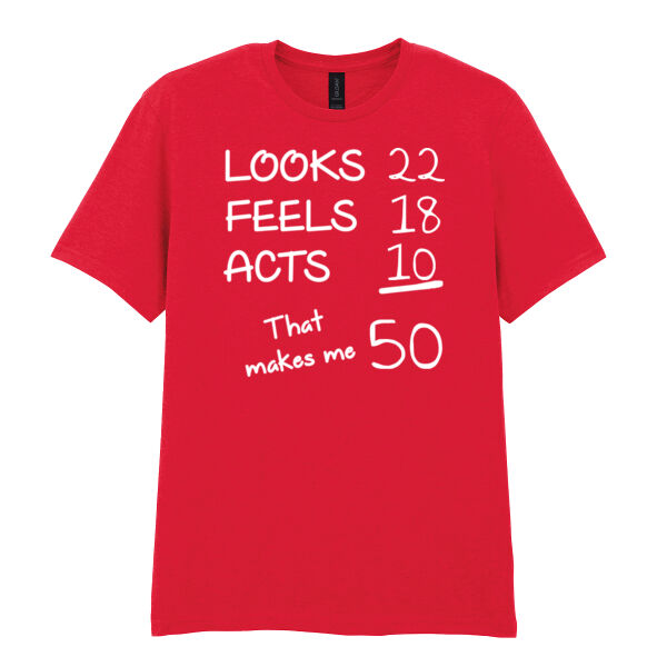 Customisable - Looks Feels Acts - Softstyle™ adult ringspun t-shirt - Softstyle™ adult ringspun t-shirt Thumbnail