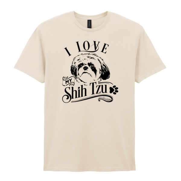 I love my Shih Tzu - Softstyle™ adult ringspun t-shirt Thumbnail