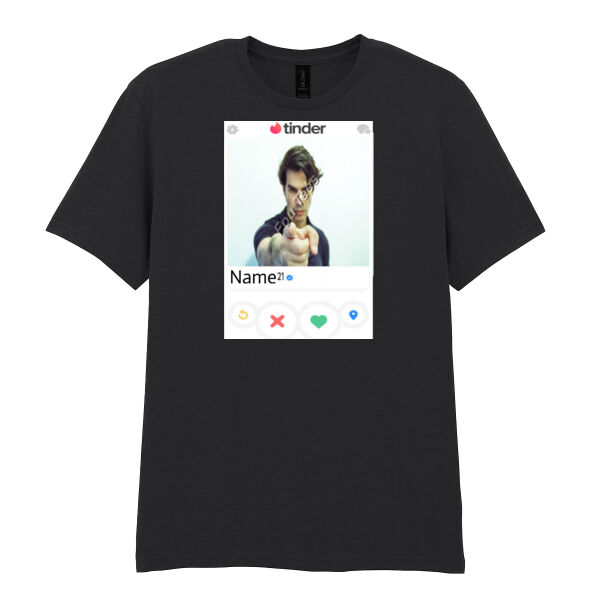 Cusomisable Tinder - Softstyle™ adult ringspun t-shirt Thumbnail