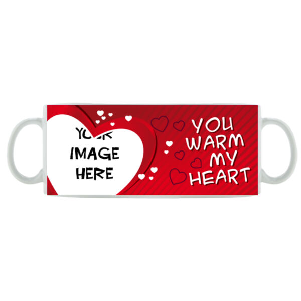 Customisable - You Warm My Heart  - Mug - Ceramic 11oz Thumbnail