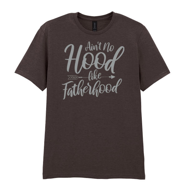 Ain't No Hood Like Fatherhood - Softstyle™ adult ringspun t-shirt Thumbnail