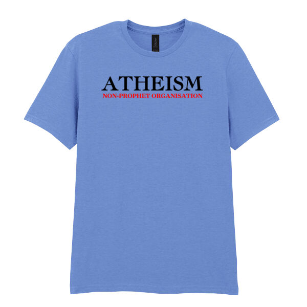 Atheism  - Softstyle™ adult ringspun t-shirt Thumbnail
