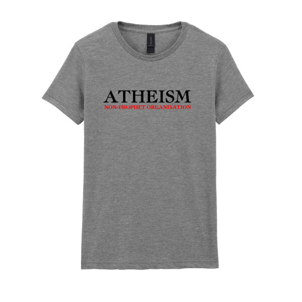 Atheism  - Softstyle™ women's ringspun t-shirt Thumbnail