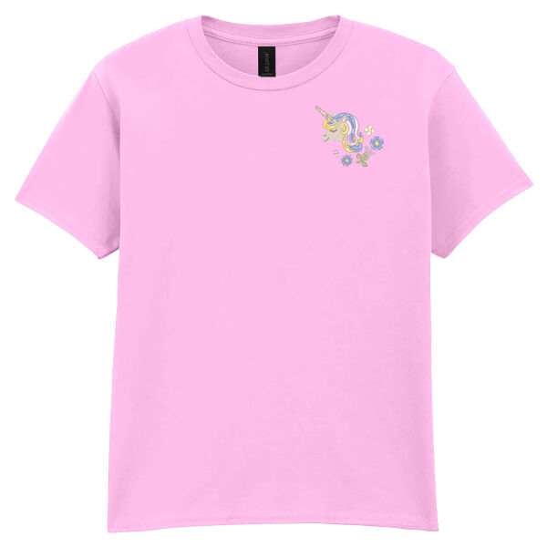 Cute Unicorn - Softstyle™ youth ringspun t-shirt Thumbnail