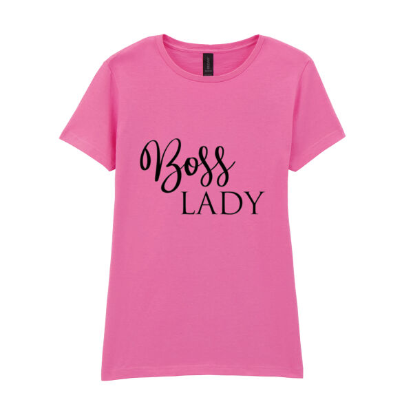 Boss Lady - Softstyle™ women's ringspun t-shirt Thumbnail
