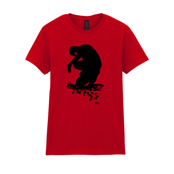Spiderman with spiders - Softstyle™ women's ringspun t-shirt Thumbnail