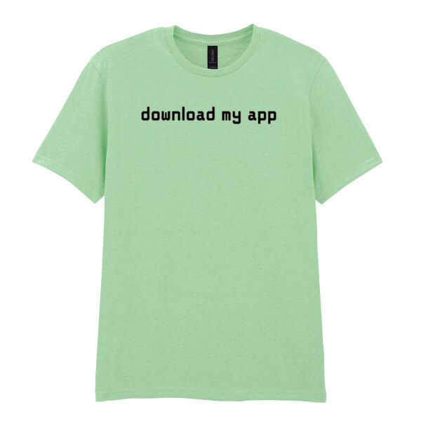 Download My App - Softstyle™ adult ringspun t-shirt Thumbnail