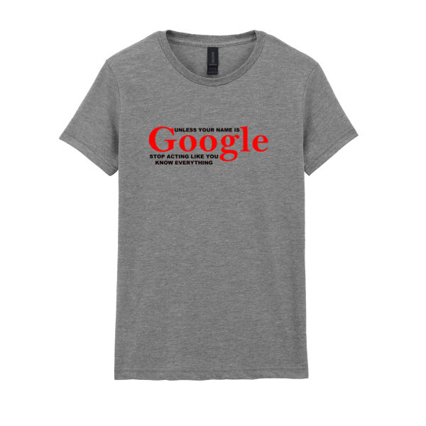 Google - Softstyle™ women's ringspun t-shirt Thumbnail