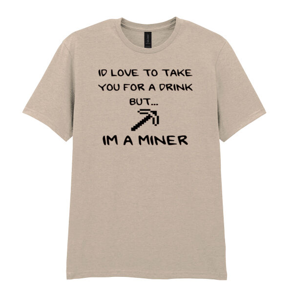 I'm A Miner - Softstyle™ adult ringspun t-shirt Thumbnail