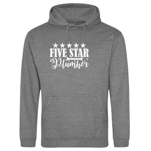 Five Star Plumber - College hoodie Thumbnail