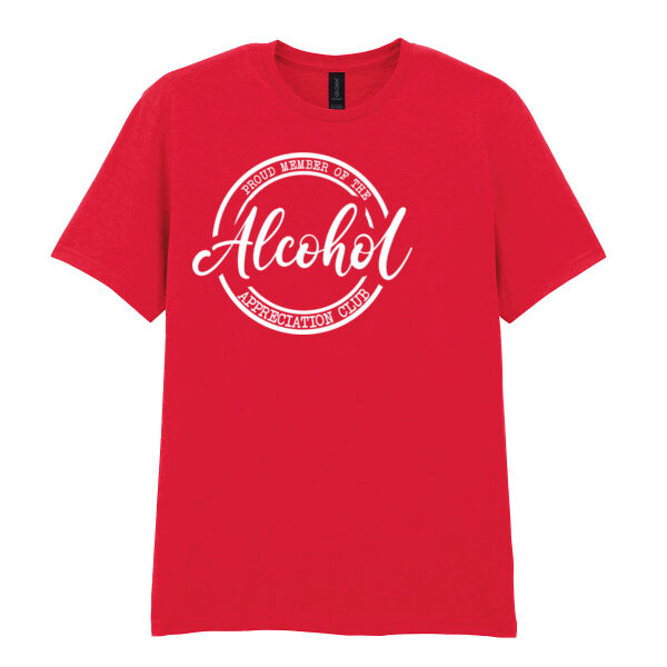 Alcohol Appreciation  - Softstyle™ adult ringspun t-shirt Thumbnail
