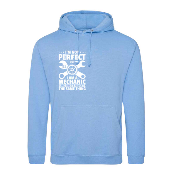 I'm Not Perfect But I Am A Mechanic - College hoodie Thumbnail