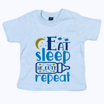 Eat Sleep Be Cute Repeat - Baby T Thumbnail