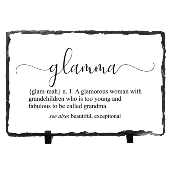 Glamma - Small Rectangle Photo Slate 9cm x 14cm Thumbnail