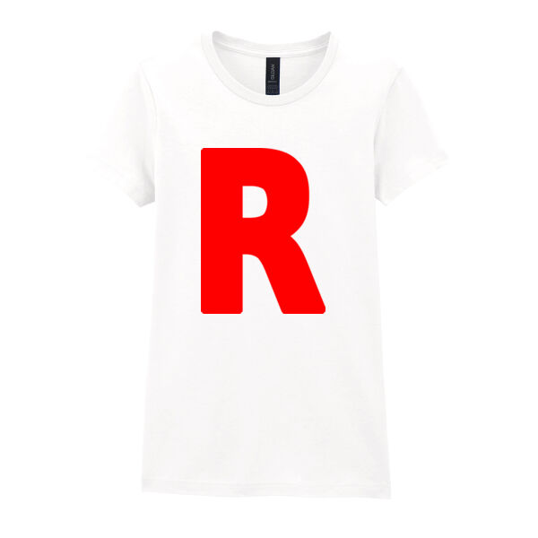 Team Rocket R - Softstyle™ women's ringspun t-shirt Thumbnail