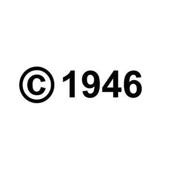 Copyright 1946 Thumbnail