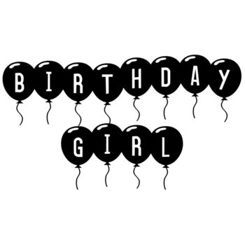 Birthday Girl Balloon Thumbnail
