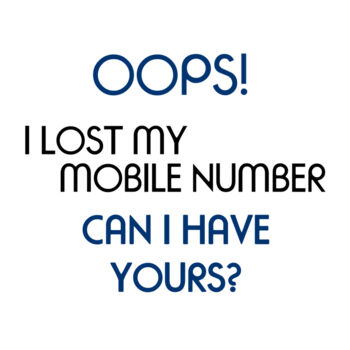 Oops! I lost my Number Thumbnail