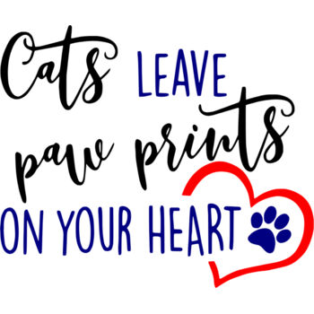Cats Leave Paw Prints On Your Heart Thumbnail